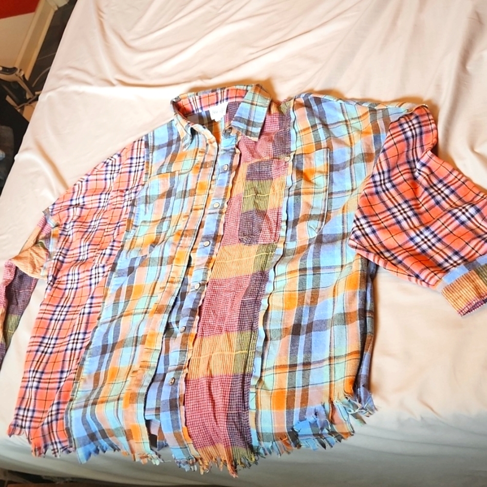 Oli & Hali Multicolor Plaid Button Down Shirt